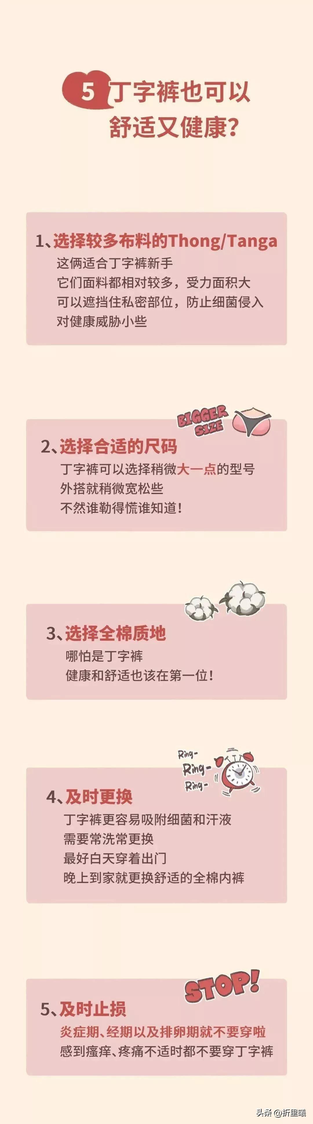 为什么有好多女生都喜欢穿丁字裤呢?这跟健康有关哦.